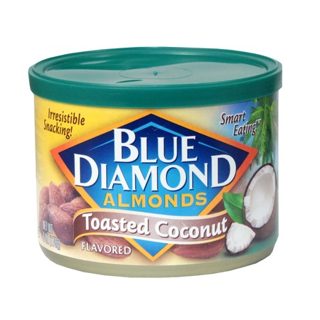BLUE DIAMOND Blue Diamond Toasted Coconut 6 oz. Almonds, PK12 09418